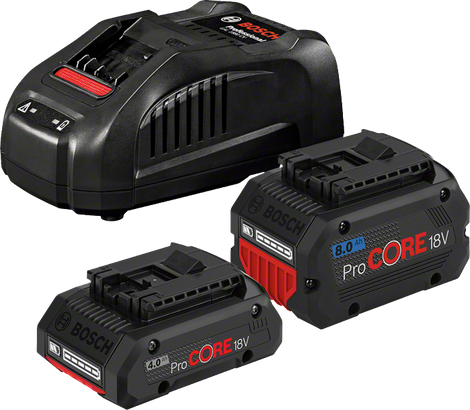 ProCORE18V 4.0Ah 1개 + ProCORE18V 8.0Ah 1개 + GAL 1880 CV