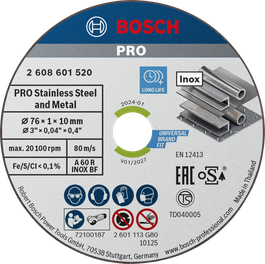 PRO Stainless Steel and Metal 절단석